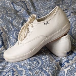 Keds Classic leather white shoes
